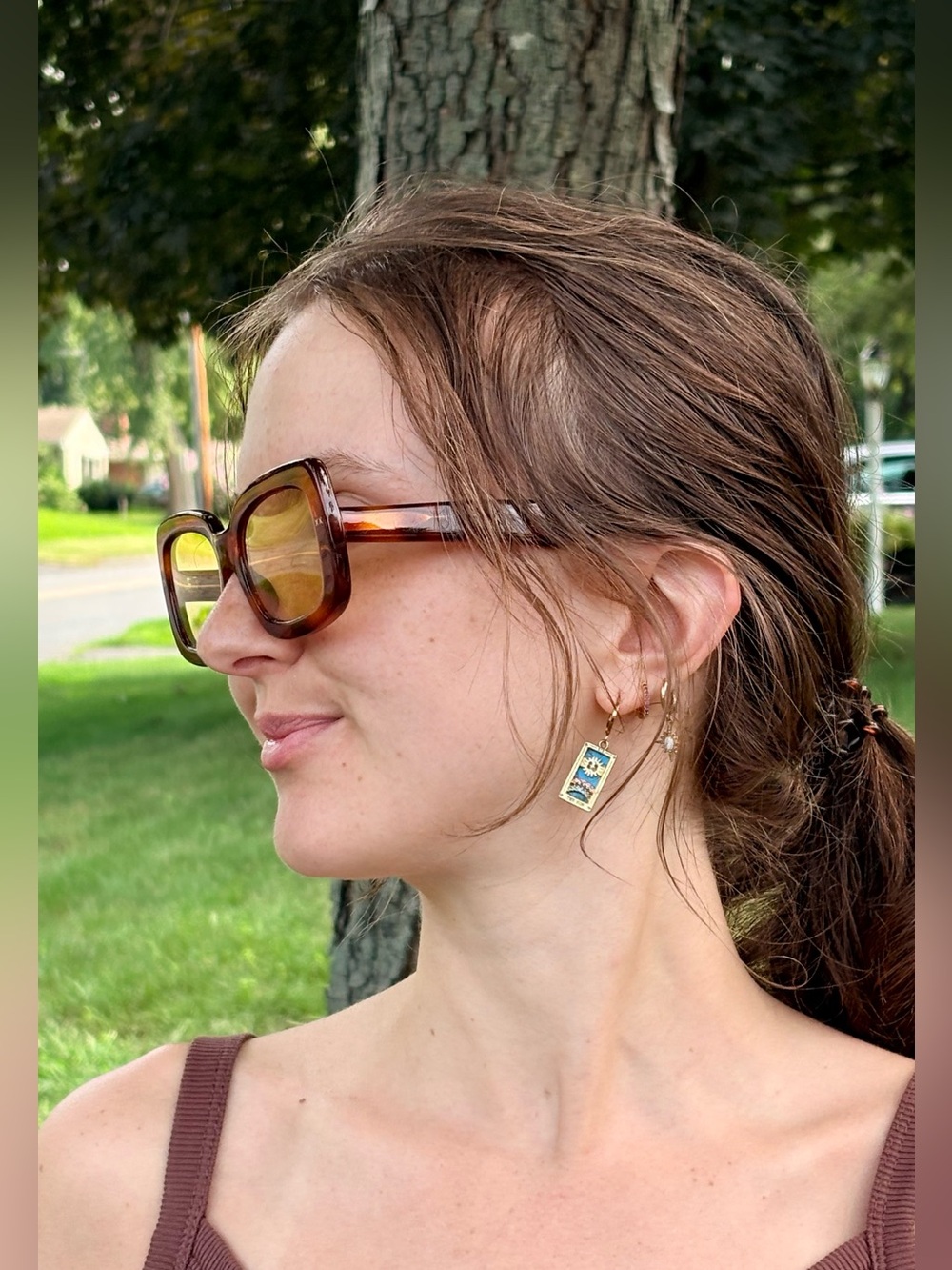 Lexxola Antonio Sunglasses Brown Acetate - Unisex - $260. — image 5 of 8